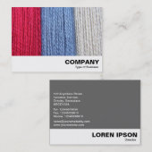 Darning Thread Visitenkarte (Vorne/Hinten)