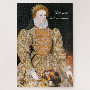 "Darnley Portrait" Königin Elizabeth 1 England 15 Puzzle
