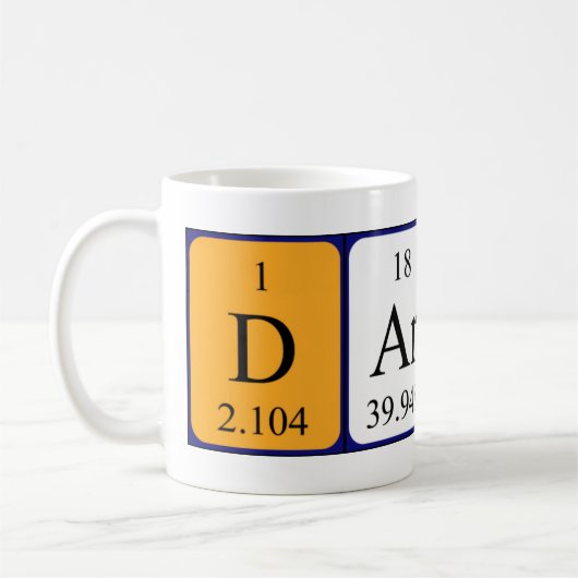 Daron Periodenname Tasse (Links)