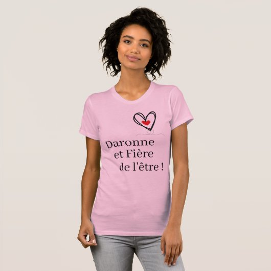 Daronne Pink T-Shirt (Vorne ganz)