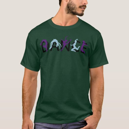 Darr-Tanz-Silhouette Junge T-Shirt (Vorderseite)