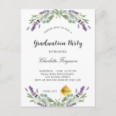 Darreichungsform einer Lava eucalyptus Einladungspostkarte (Vorderseite)