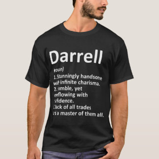 DARRELL Definition Personalisiert Name Funny Birth T-Shirt