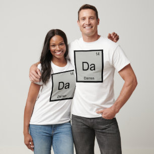 Darren Name Chemie Element Periodensystem T-Shirt