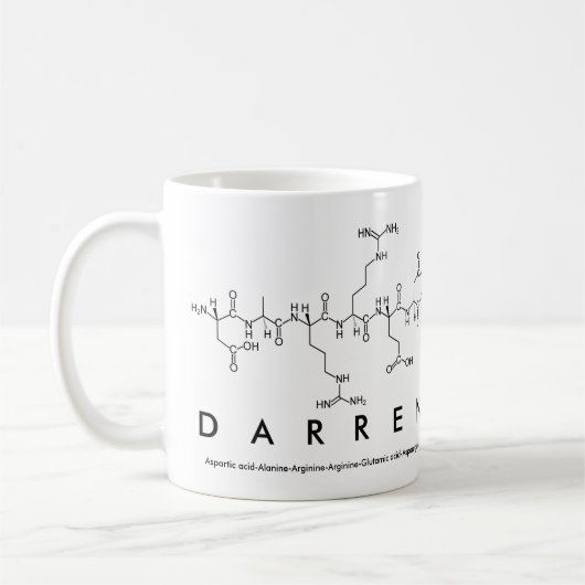 Darren Peptidname Tasse (Links)