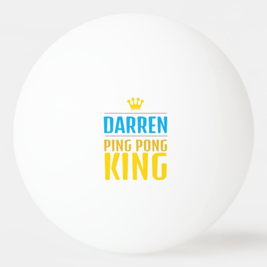 Darren Tischtennisball (Vorderseite)