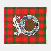 Darroch Clan Abzeichen Tartan Kariert Fleecedecke (Vorderseite (Horizontal))