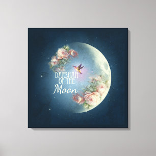 DARSHAN of the Moon - Wrapped Canvas Leinwanddruck