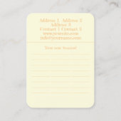 DARSHAN of the Sun - Visitenkarte (Rückseite)