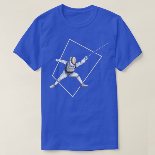 Darstellend eine Fleche oder Riposte beim Zählen T-Shirt (Design vorne)