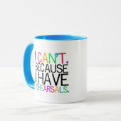 Darstellende Kunst-Spaß-Tasse (kundengerecht) Tasse (Vorderseite Links)