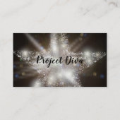 "Darstellende Künste & Sterne" Visitenkarten Visitenkarte (Rückseite)