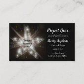 "Darstellende Künste & Sterne" Visitenkarten Visitenkarte (Vorderseite)