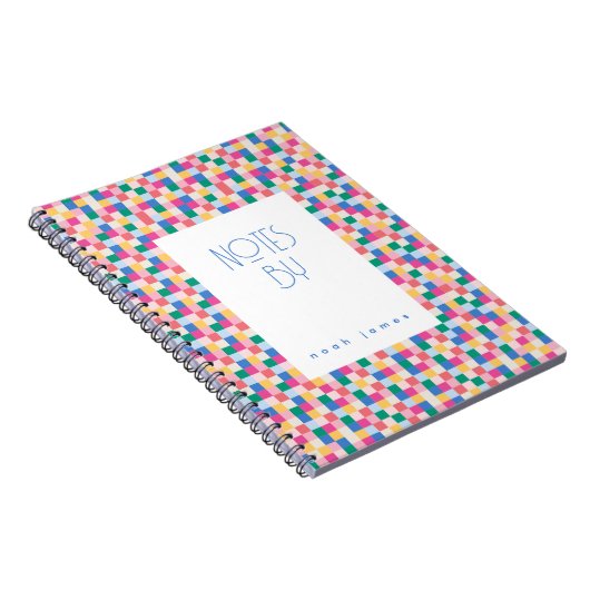 Darstellende Multicolor-Blockrahmen Notizblock (Rechte Seite)