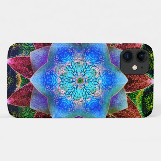 Darstellende oder rustikale bläuliche virtuelle Bl Case-Mate iPhone Hülle (Rückseite (Horizontal))