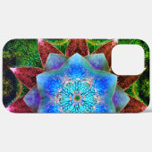 Darstellende oder rustikale bläuliche virtuelle Bl Case-Mate iPhone Hülle (Rückseite (Horizontal))