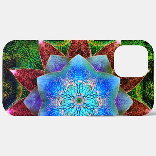 Darstellende oder rustikale bläuliche virtuelle Bl Case-Mate iPhone Hülle (Rückseite (Horizontal))