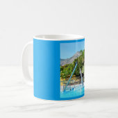 Darstellender Delphin Kaffeetasse (Vorderseite Links)