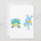 Darstellender Elefant Einladung (Vorderseite)