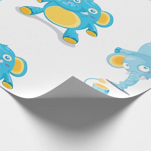 Darstellender Elefant Geschenkpapier