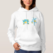Darstellender Elefant Hoodie (Vorderseite)