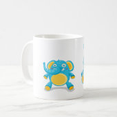 Darstellender Elefant Kaffeetasse (Vorderseite Links)