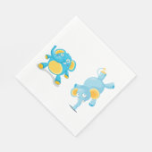 Darstellender Elefant Serviette (Ecke)