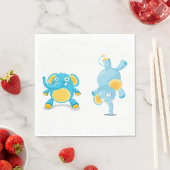 Darstellender Elefant Serviette