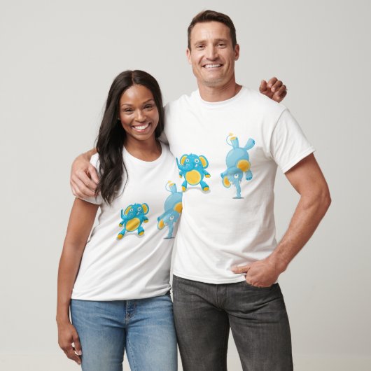 Darstellender Elefant T-Shirt (Unisex)