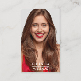 Darstellermodelle Tänzerin Foto Transparente Ausri Visitenkarte