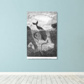 Darstellung "20 000 Ligen unter dem Meer" Leinwanddruck (Insitu (Holzboden))