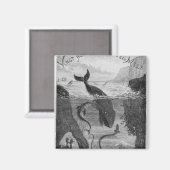 Darstellung "20 000 Ligen unter dem Meer" Magnet (Vorderseite/Rückseite)