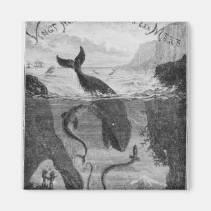 Darstellung "20 000 Ligen unter dem Meer" Magnet