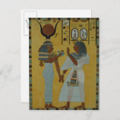 Darstellung aus den Gräbern des Tales Postkarte (Vorne/Hinten)