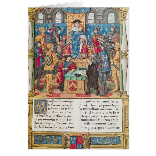 Darstellung der Abhandlungen zu Louis XI (Vorne)