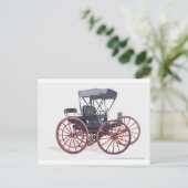 Darstellung der Beförderung ohne Pferde Postkarte (Stehend Vorderseite)