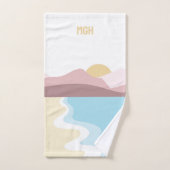 Darstellung der benutzerdefinierten Monogrammart Badhandtuch Set (Handtuch)