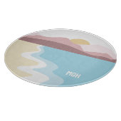 Darstellung der benutzerdefinierten Monogrammart Schneidebrett (Ecke)