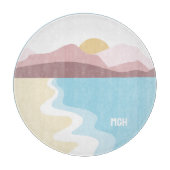 Darstellung der benutzerdefinierten Monogrammart Schneidebrett (Vorderseite)