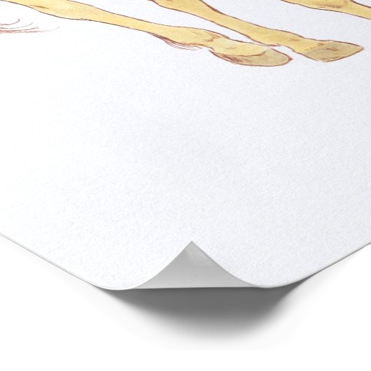 Darstellung der führenden japanischen Samurai Poster (Ecke)