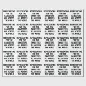 Darstellung der Gangster Geschenkpapier (Flach)