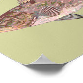 Darstellung der Grouper Fish Poster (Ecke)