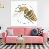Darstellung der Honigbiene Leinwanddruck (Insitu (Wohnzimmer))
