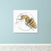 Darstellung der Honigbiene Leinwanddruck (Insitu (Holzboden))