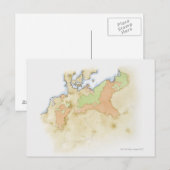 Darstellung der Karte Deutschlands (Vorne/Hinten)