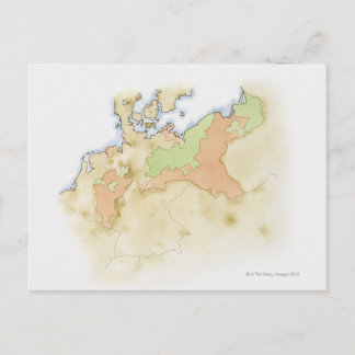 Darstellung der Karte Deutschlands