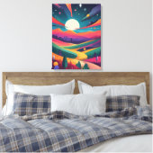 Darstellung der Landschaft Leinwanddruck (Insitu (Schlafzimmer))