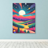 Darstellung der Landschaft Leinwanddruck (Insitu (Holzboden))