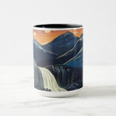 Darstellung der Landschaft Tasse (Zentrum)