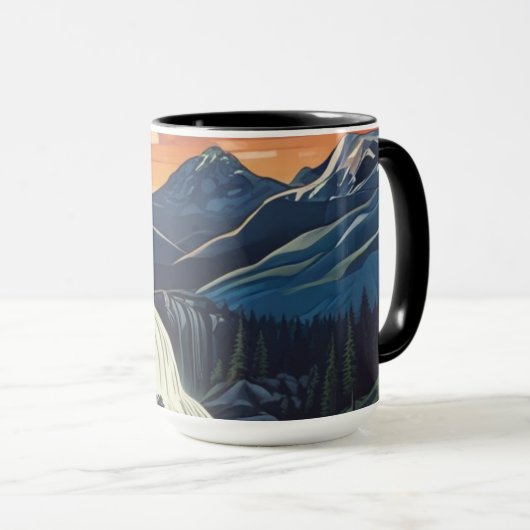 Darstellung der Landschaft Tasse (VorderseiteRechts)